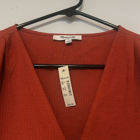 NWT Madewell wrap top size medium - Picture 3 of 11